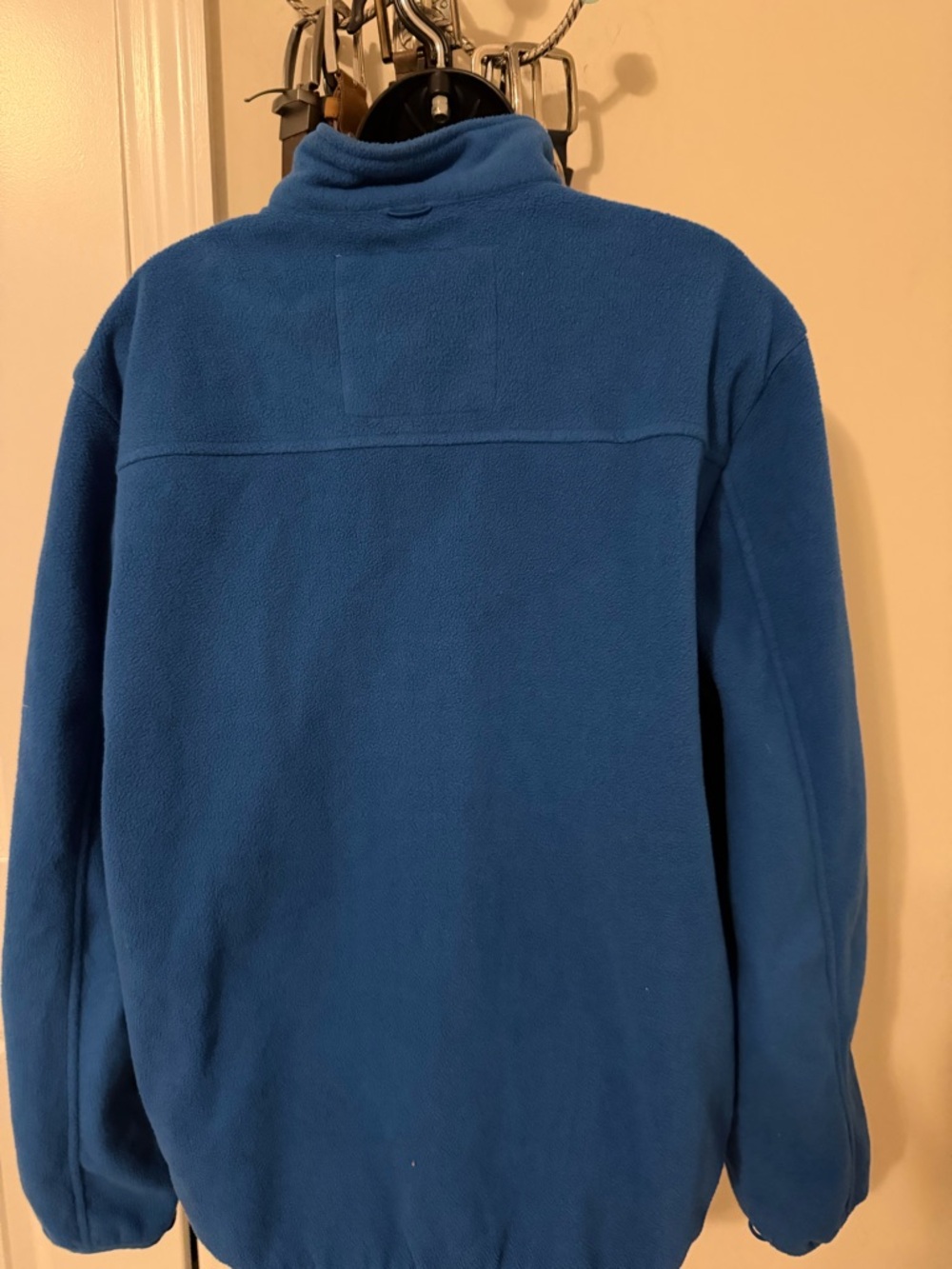 Tommy Hilfiger Mens Royal Blue Full-Zip Fleece Jacket size Large - Picture 2 of 2